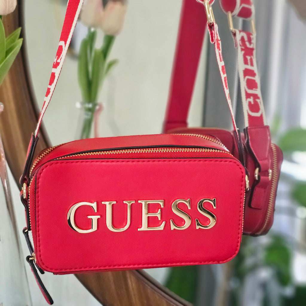 Crossbody guess doble zip
