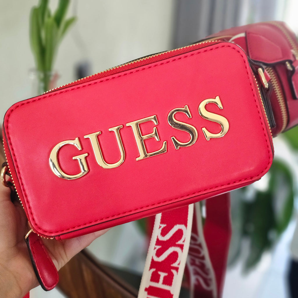 Crossbody guess doble zip