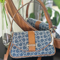 Crossbody + shoulder denim