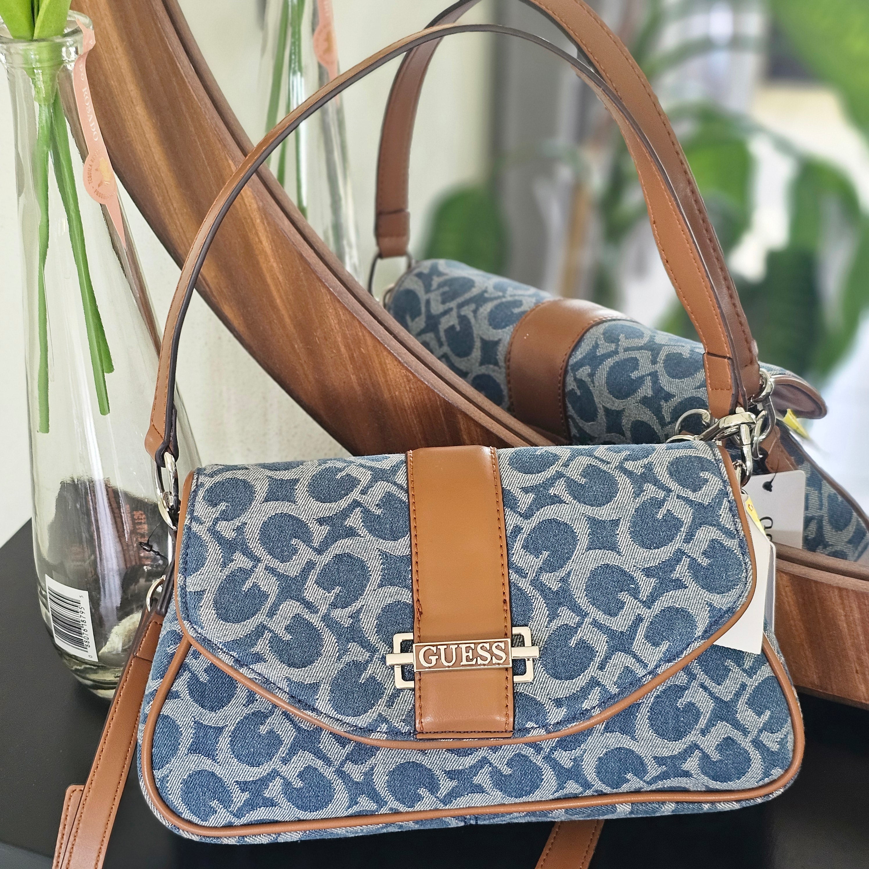 Crossbody + shoulder denim