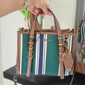 Bolso tote s steve madden rayas