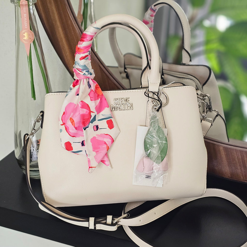 Bolso tote M steve crema