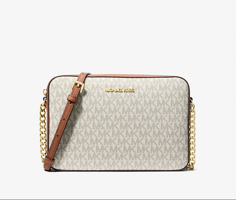 Bandolera Jet Set grande vainilla