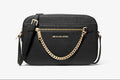 Jet Set Large negra cadena dorada