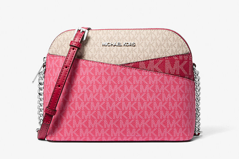 Bolso cruzado Jet Set Travel triple rosa