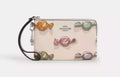 Corner Zip Wristlet In Signature Candy