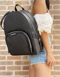 Mochila jaycee negra monogram grande