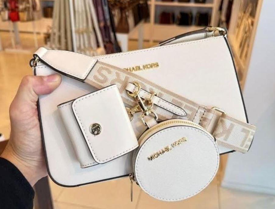 Bandolera Jet Set  crema