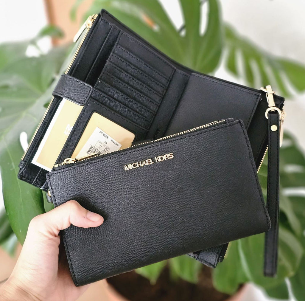 Cartera cellphone Jet Set Travel negra