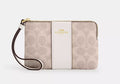 Corner Zip Wristlet  Gold/Sand/Chalk