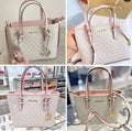 Bolso tote Jet Set Travel rosa monogram
