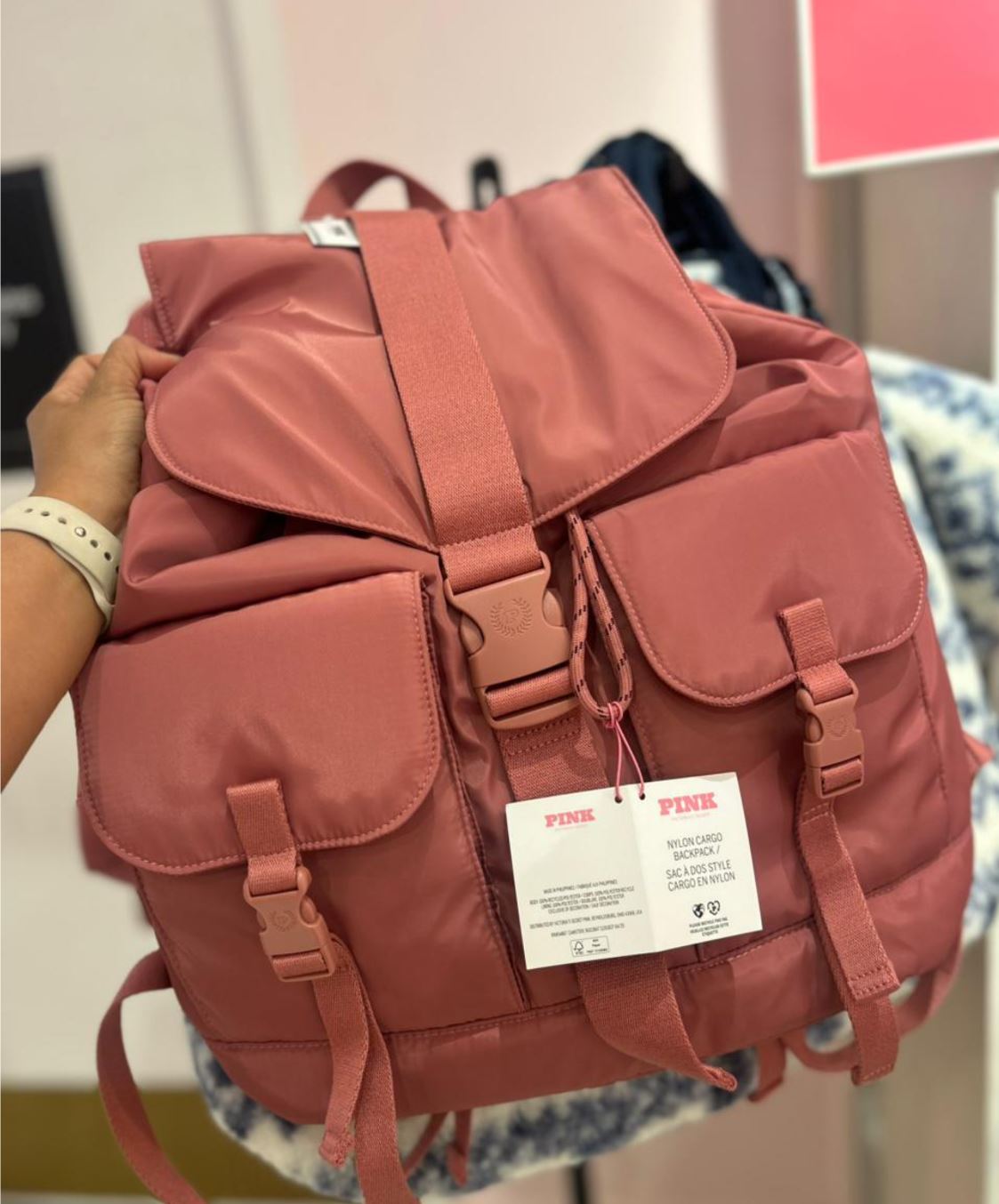 PINK mochila escolar