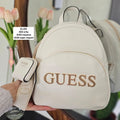 Mochila guess beige