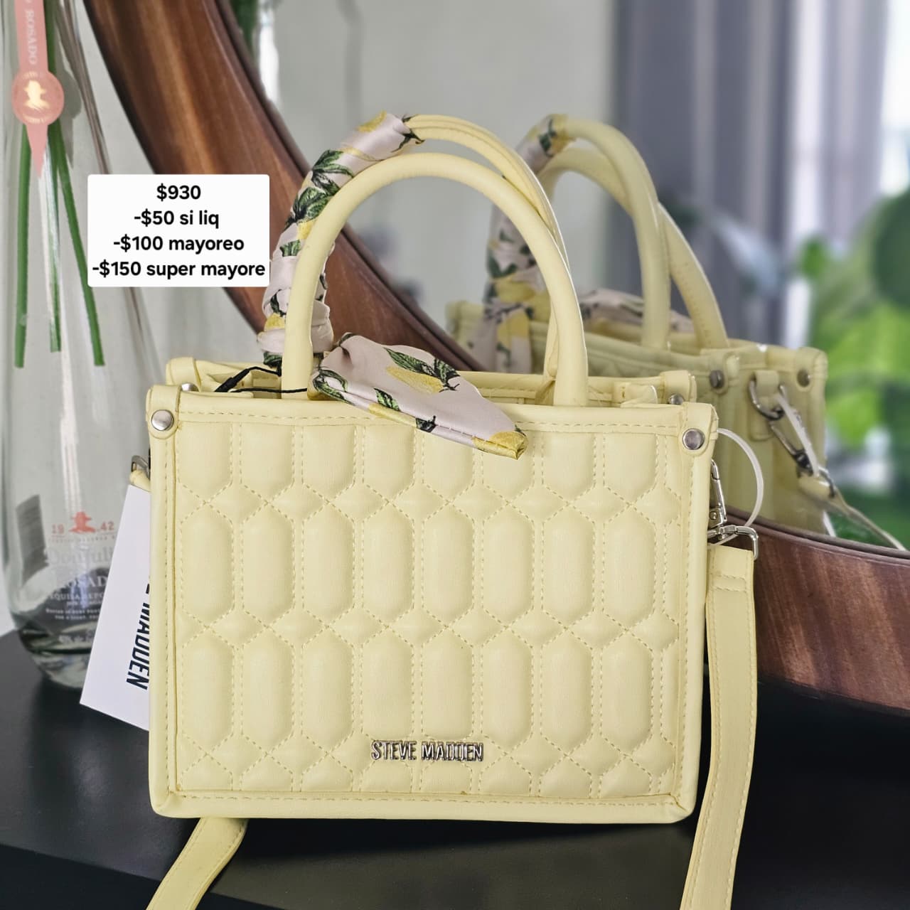 crossbody amarilla steve madden