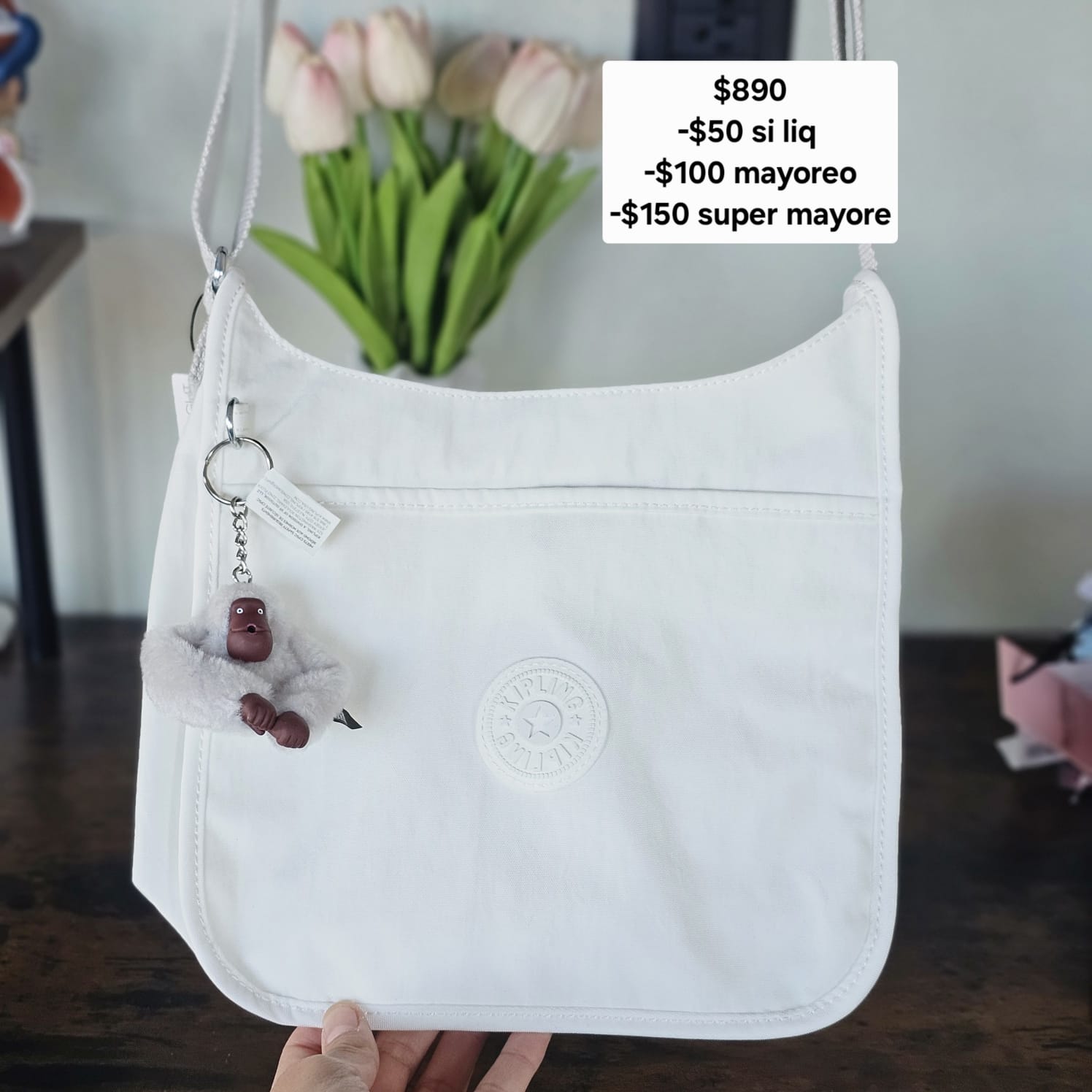 Crossbody blanca