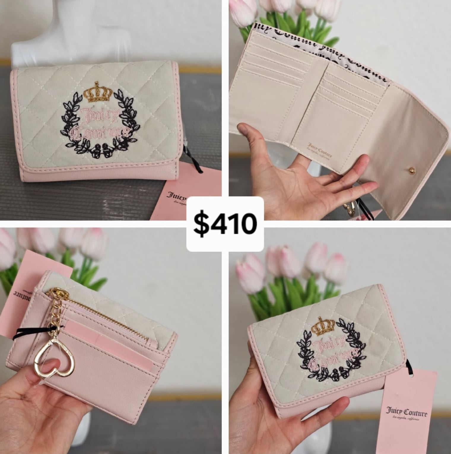 juicy cartera rosa