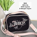 juicy crossbody negra tercio