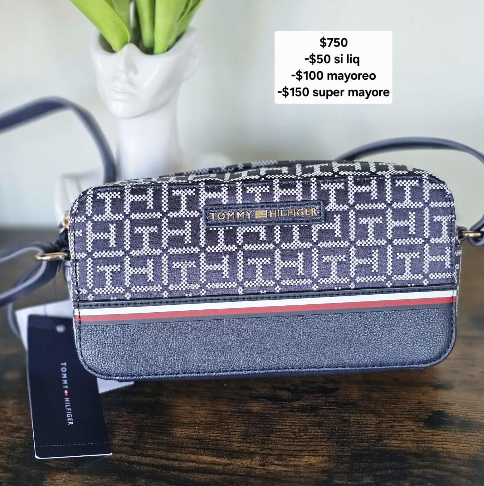 Tommy crossbody azul