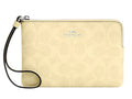 Corner Zip Wristlet canvas monogram