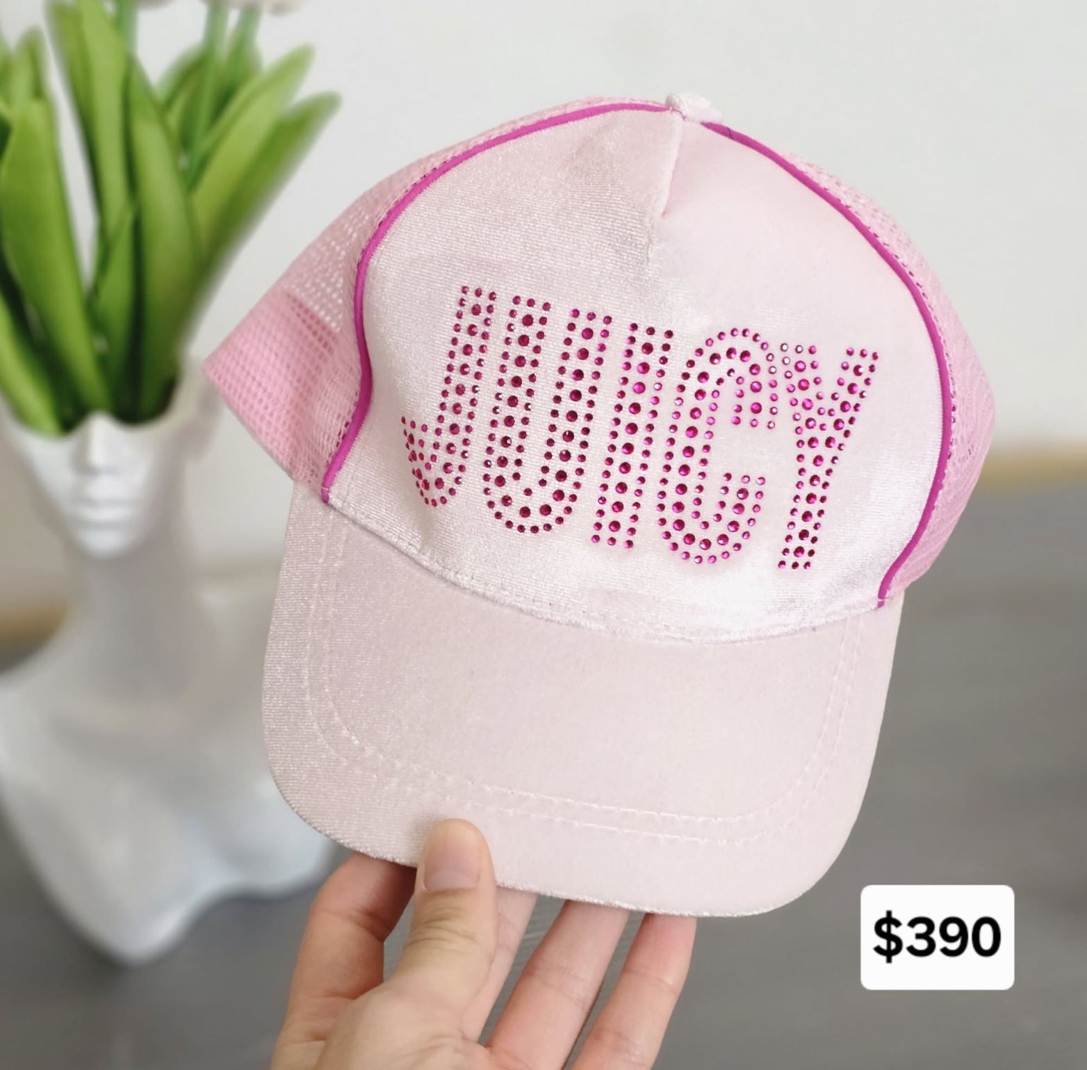 Juicy gorra rosa