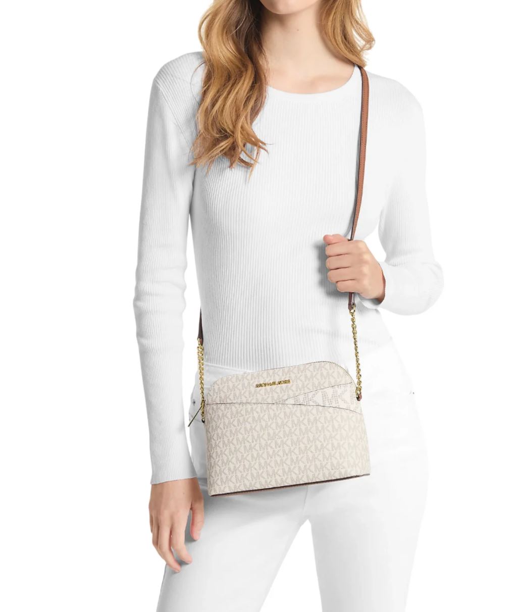 Bolso cruzado Jet Set Travel vainilla