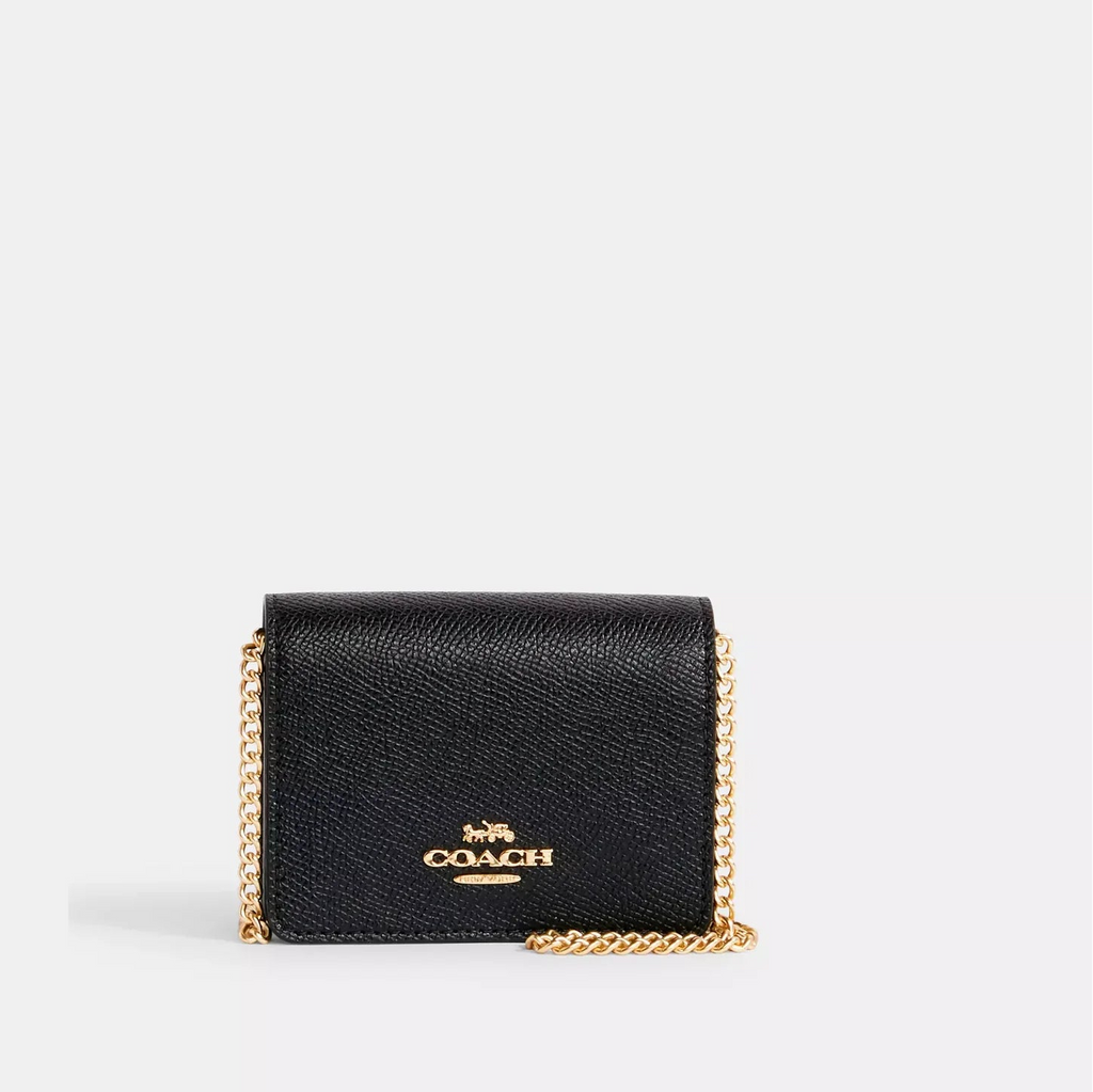 Mini wallet coach negra