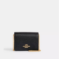 Mini wallet coach negra