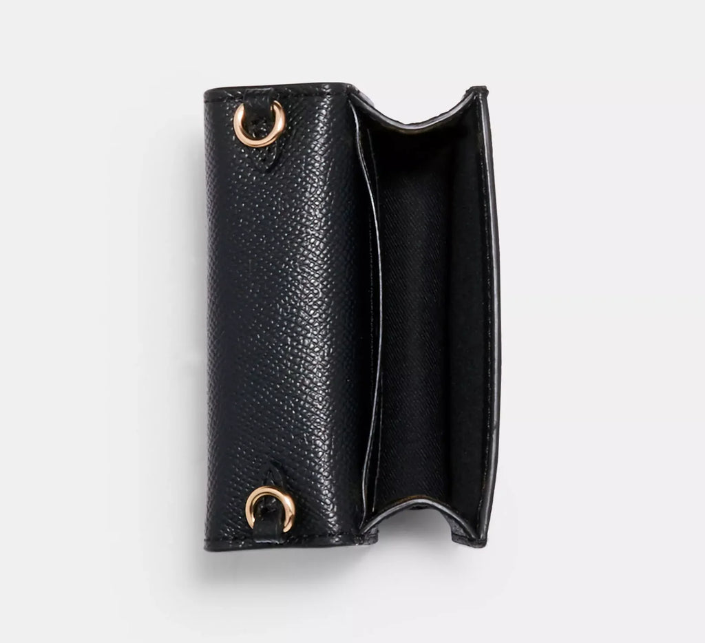 Mini wallet coach negra
