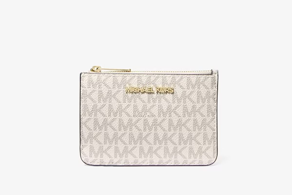 Jet Set Travel Small Signature Logo Coin Purse