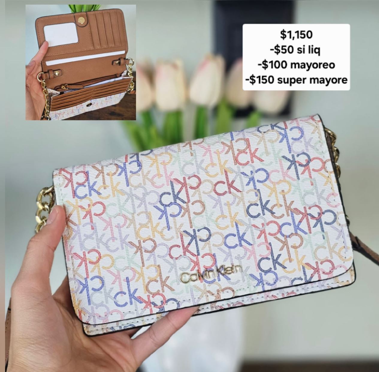 Crossbody  blanca colores