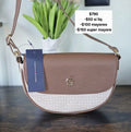 Tommy crossbody cafe con beige