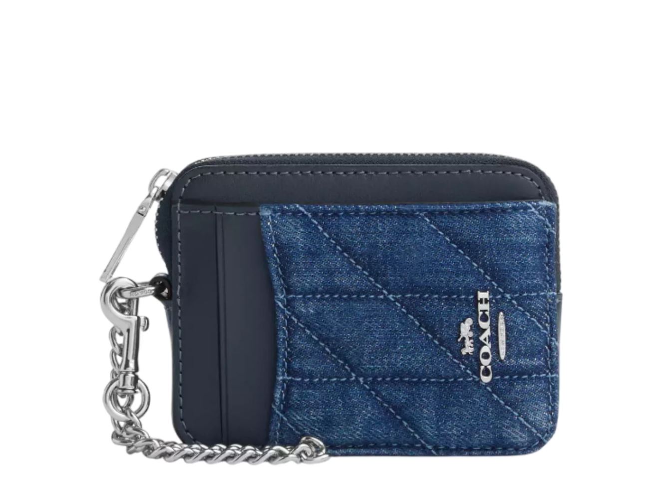 zip card case denim