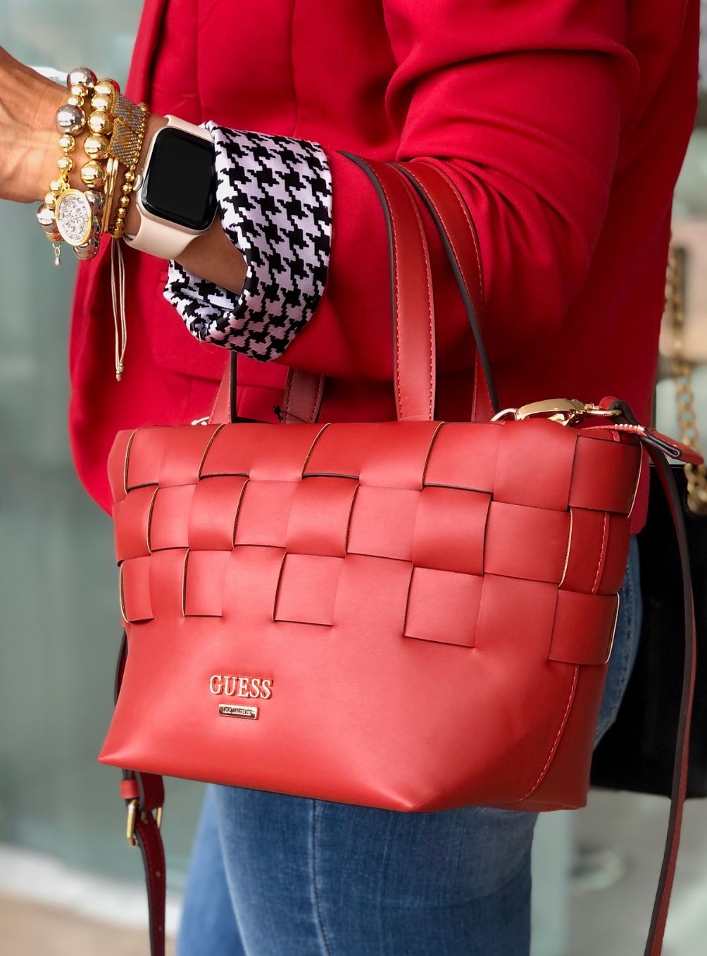bordizzo woven small satchel