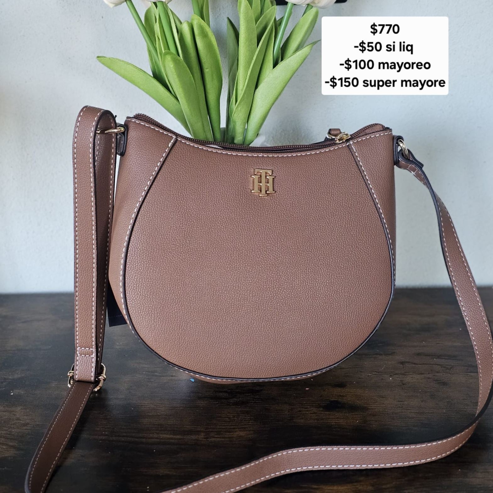 Tommy crossbody cafe