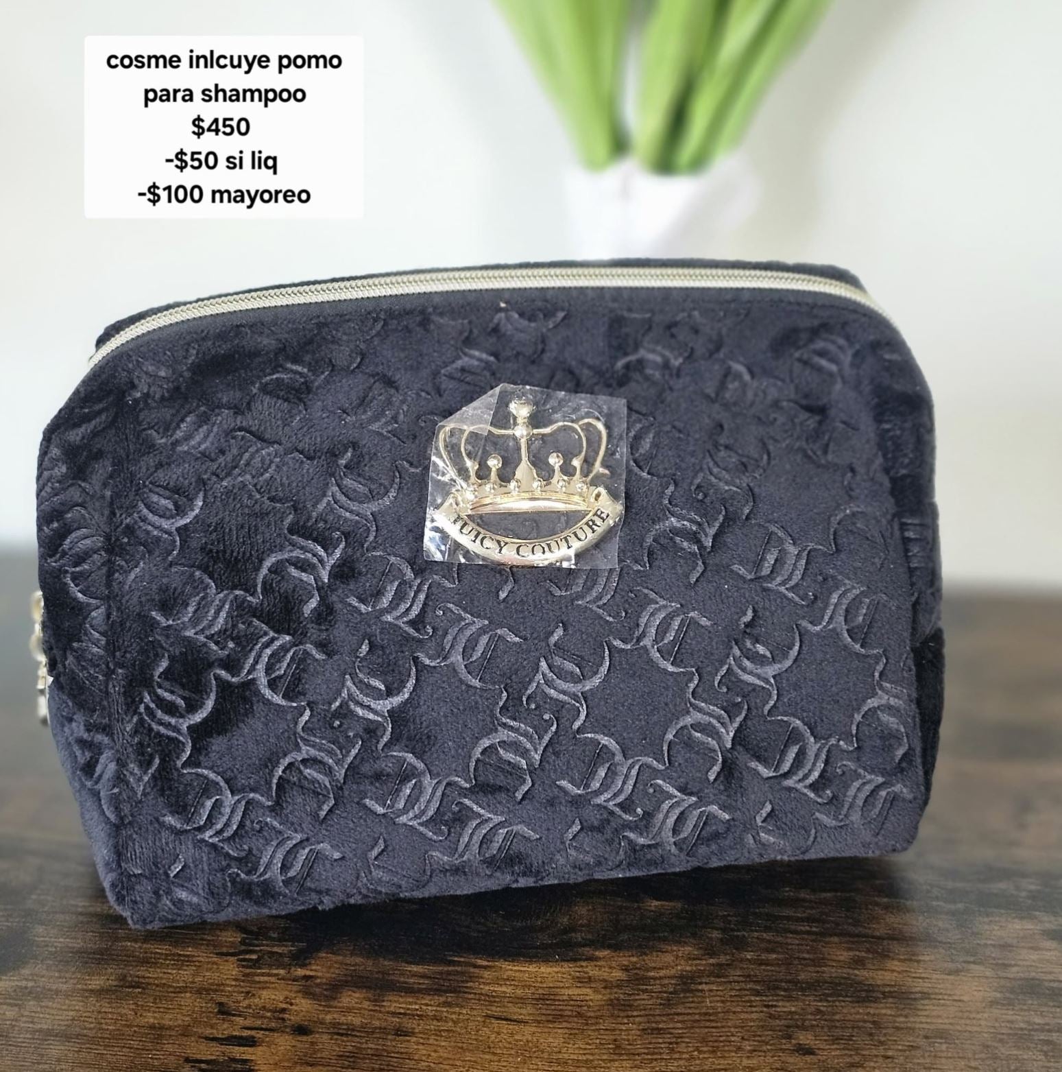 juicy cosmetiquera negra
