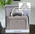 Crossbody cafe clasica grisasea