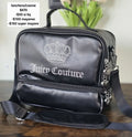 juicy lonchera negra lisa