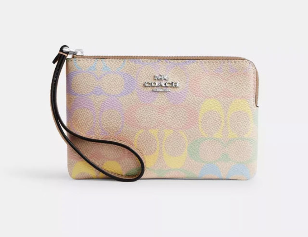 Corner Zip Wristlet arcoiris