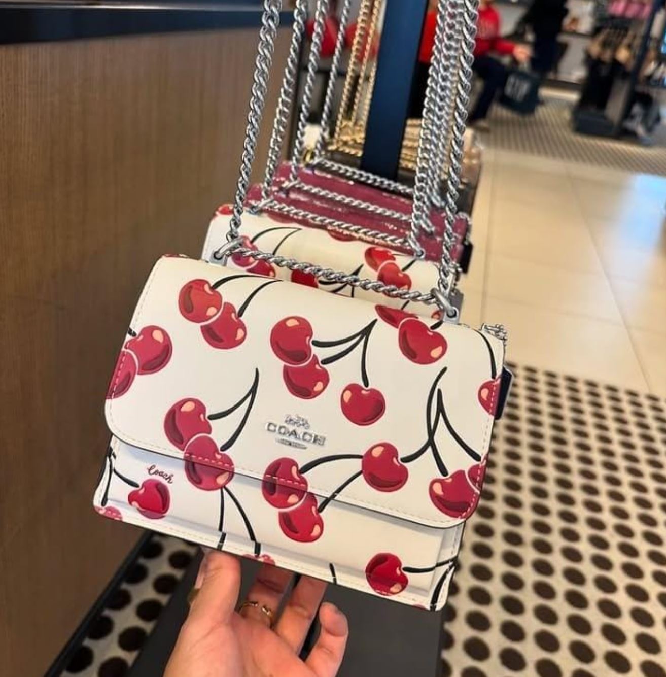 Mini klare print cherry