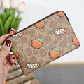 Corner Zip Wristlet naranja