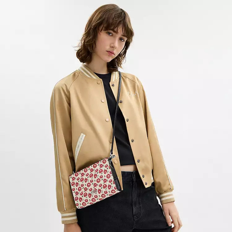 Slim crossbody floral print