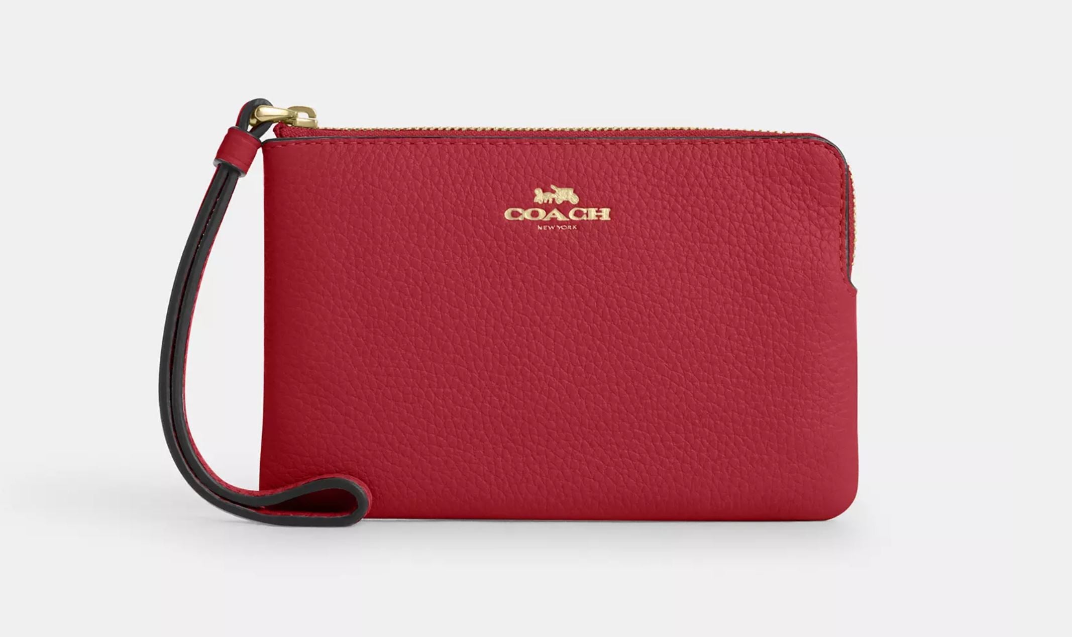 wristlet coach roja