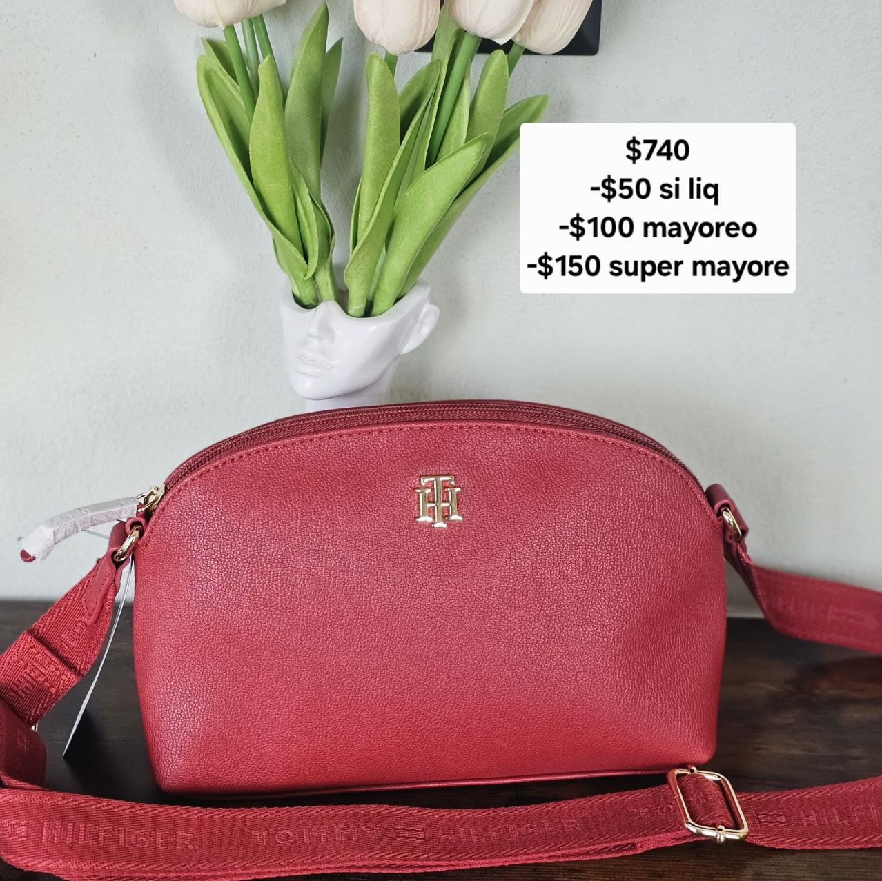 Crossbody roja